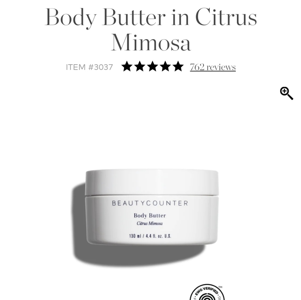 Body Butter in Citrus Mimosa